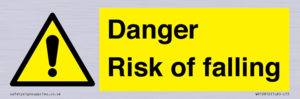 Danger Risk of falling